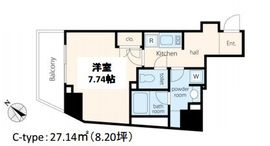 ボルト渋谷松濤レジデンス 2階 間取り図