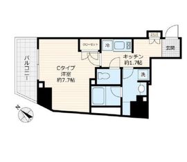 ボルト渋谷松濤レジデンス 5階 間取り図