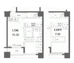 THE TOYOSU TOWER 1105 間取り図