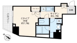 ボルト渋谷松濤レジデンス 7階 間取り図