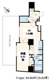 ボルト渋谷松濤レジデンス 8階 間取り図