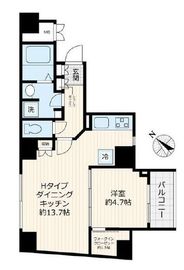 ボルト渋谷松濤レジデンス 9階 間取り図