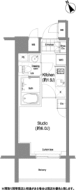 コンフォリア春日富坂 206 間取り図