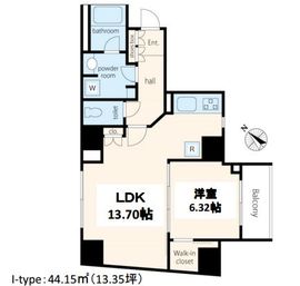 ボルト渋谷松濤レジデンス 12階 間取り図