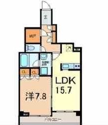 フィヤージュ南桜公園 501 間取り図