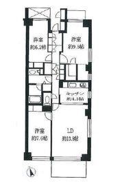 カトルズ代官山 4階 間取り図