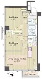 神楽坂南町ハウス 304 間取り図