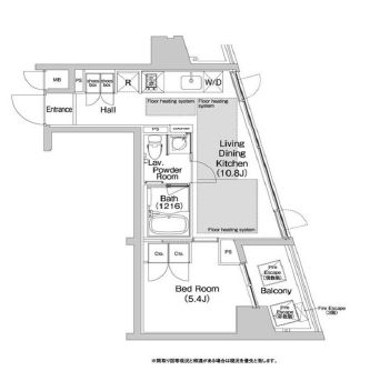 BPRレジデンス渋谷 401 間取り図