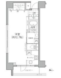 カッシア両国 505 間取り図