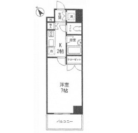 コンフォリア小石川 206 間取り図