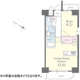 アビタシオン・創 204 間取り図