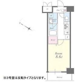 アビタシオン・創 303 間取り図