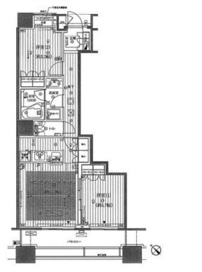 エアライズタワー 6階 間取り図