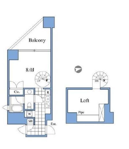 RIZ高輪 706 間取り図
