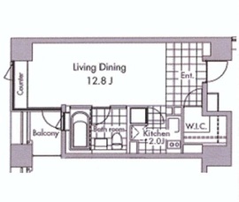 パレステュディオ代々木 502 間取り図