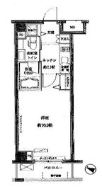 メゾンカルム西新宿 214 間取り図