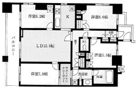 レジディア日本橋馬喰町 1501 間取り図