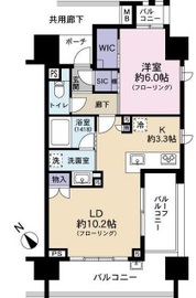 シティハウス南麻布一丁目 3階 間取り図