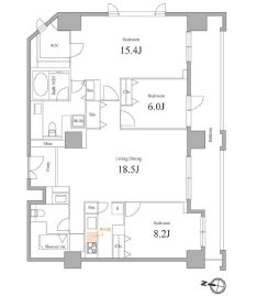 レグノ・セレーノ 21階 間取り図