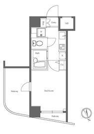 スクエア渋谷 401 間取り図