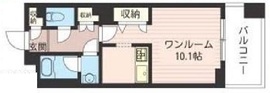 レジデンスシャルマン月島 808 間取り図