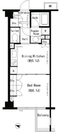 パークアクシス目黒本町 505 間取り図