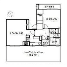 ライオンズガーデン四谷津の守坂 4階 間取り図