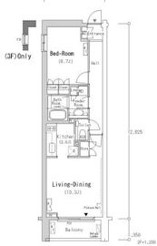 フロンティアレジデンス南麻布 215 間取り図