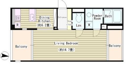 富ヶ谷アパートメント 501 間取り図