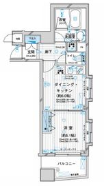 ダイナシティ三田 13階 間取り図