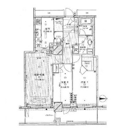 キャナルワーフタワーズイーストタワー 13階 間取り図