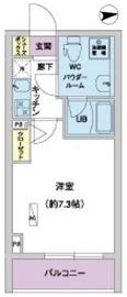 メインステージ白金高輪駅前 405 間取り図