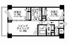 レジディア目白 701 間取り図