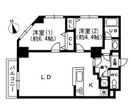 KDXレジデンス秋葉原 702 間取り図