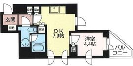 グリーングラス千駄ヶ谷 702 間取り図