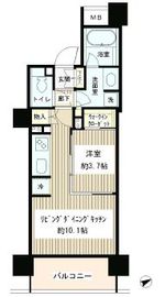 パークホームズ目黒リバーサウスアーバンレジデンス 10階 間取り図