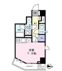 ガーデンハウス柿の木坂 202 間取り図