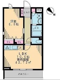 ガーデンハウス柿の木坂 302 間取り図