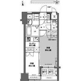 コンフォリア芝公園 903 間取り図