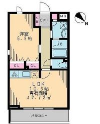 ガーデンテラス柿の木坂 302 間取り図