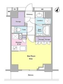 コスモリード市ヶ谷払方町 302 間取り図
