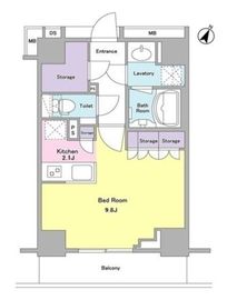 コスモリード市ヶ谷払方町 302 間取り図