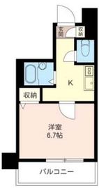 エスティメゾン錦糸町 603 間取り図