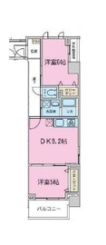 グレースハイツ弥生町 201 間取り図