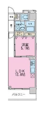 グレースハイツ弥生町 403 間取り図