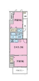 グレースハイツ弥生町 605 間取り図