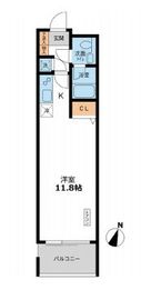 カッシア目黒 505 間取り図