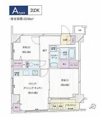 カテリーナ文京千駄木 702 間取り図
