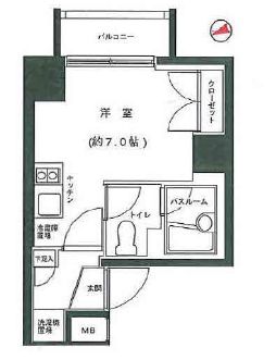 グランフォース五反田 3階 間取り図