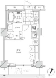 コスモリード市ヶ谷払方町 308 間取り図